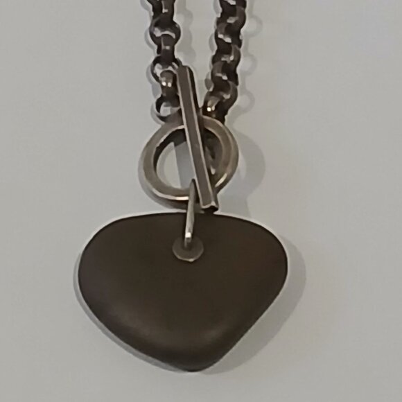 River Rock Sterling Silver Necklace - Picture 2 of 7